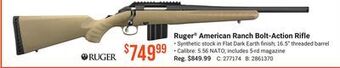 Bass Pro Ruger® american ranch bolt-action rifle offer