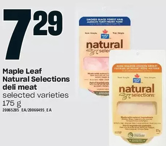Loblaws Maple leaf natural selections deli meat offer