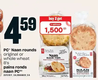 Independent Grocer Pc naan rounds offer