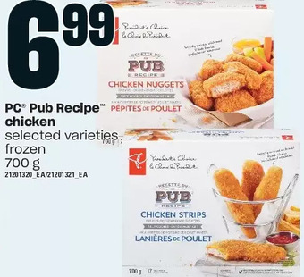 Loblaws Pc pub recipe chicken offer