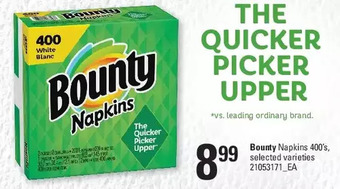 Loblaws Bounty napkins offer