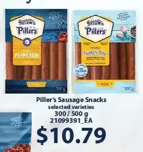 Loblaws Piller's sausage snacks offer