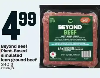 Loblaws Beyond beef plant-based simulated lean ground beef offer
