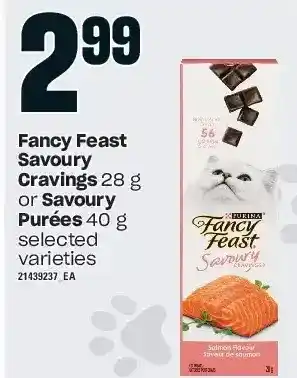 Independent Grocer Fancy feast savoury cravings or savoury purées offer