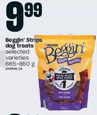 Independent Grocer Beggin' strips dog treats offer