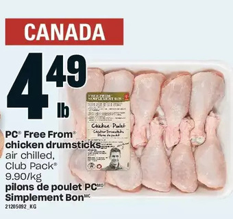 Independent Grocer Pc free from chicken drumsticks offer