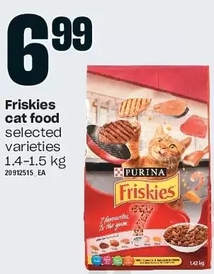 Independent Grocer Friskies cat food offer