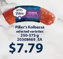 Independent Grocer Piller's kolbassa offer