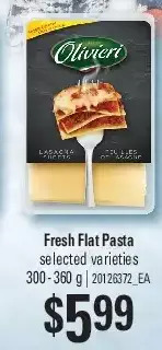 Independent Grocer Fresh flat pasta offer