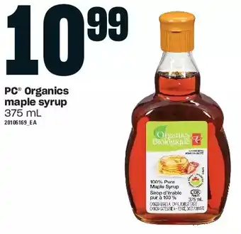 Zehrs Markets Pc organics maple syrup offer
