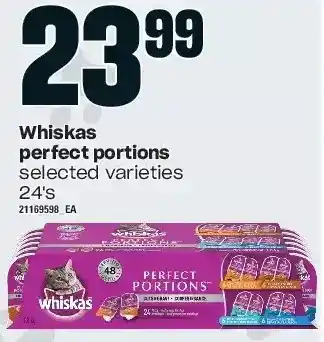 Zehrs Markets Whiskas perfect portions offer