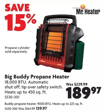 Home Hardware Big buddy propane heater | buddy propane heater offer