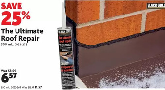 Home Hardware The ultimate roof repair: 300 ml | 850 ml offer