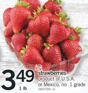 Fortinos Strawberries offer