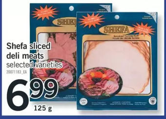 Fortinos Shefa sliced deli meats offer