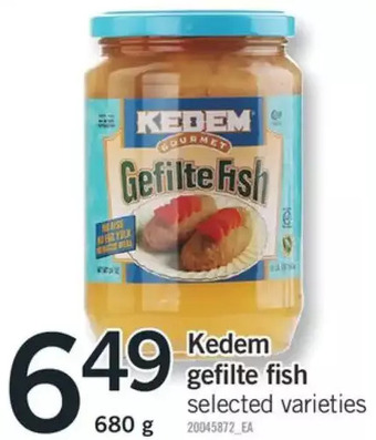 Fortinos Kedem gefilte fish offer