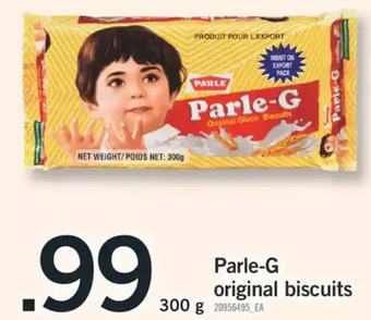 Fortinos Parle-g original biscuits offer