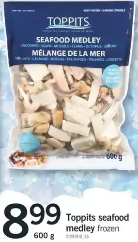 Fortinos Toppits seafood medley offer
