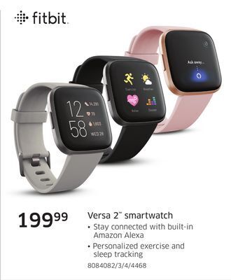 The Source Fitbit versa 2 smartwatch offer