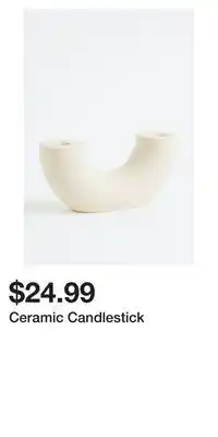 H&M Ceramic candlestick offer