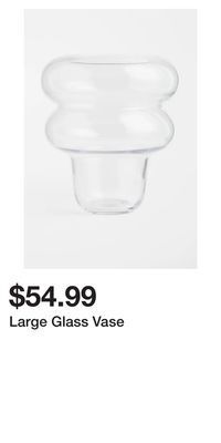 H&M Large glass vase offer