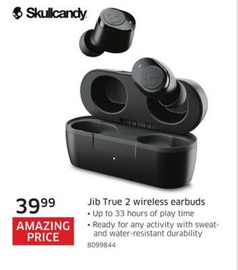 The Source Skullcandy jib true 2 wireless earbuds offer