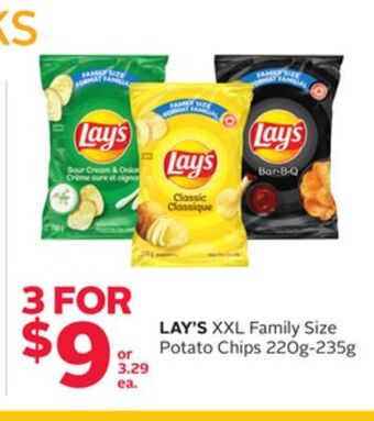 Rexall Lay's xxl family size potato chips offer