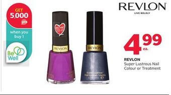 Rexall Revlon super lustrous nail colour or treatment offer