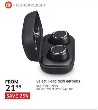 The Source Headrush select headrush earbuds offer