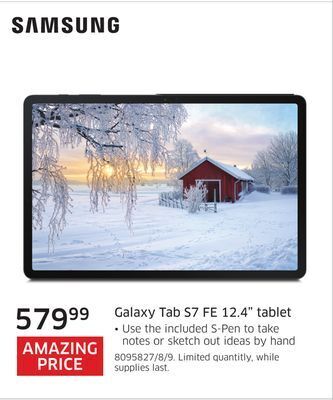 The Source Samsung galaxy tab s7 fe 12.4" tablet offer