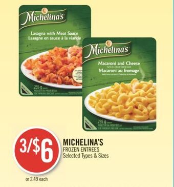 Shoppers Drug Mart Michelina's frozen entrees offer