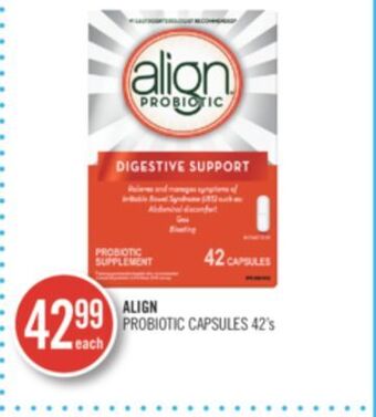 Shoppers Drug Mart Align probiotic capsules offer