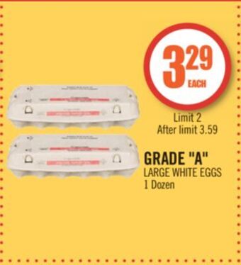Shoppers Drug Mart Grade "a" large white eggs offer