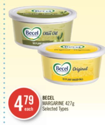 Shoppers Drug Mart Becel margarine offer