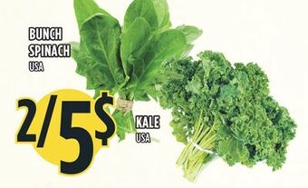 Marché Adonis Bunch spinach offer
