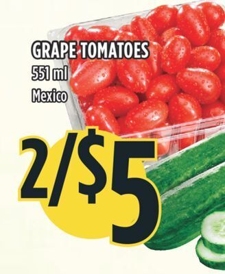 Marché Adonis Grape tomatoes offer