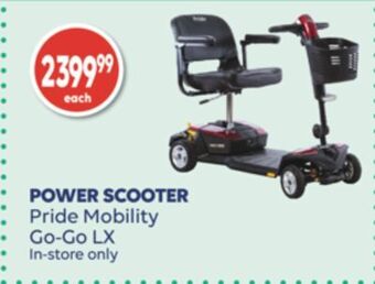 Wellwise by Shoppers Power scooter pride mobility go-go lx offer