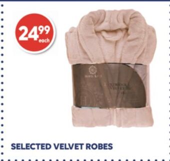Wellwise by Shoppers Selected velvet robes offer