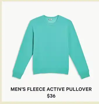 Joe Fresh Men's fleece active pullover offer