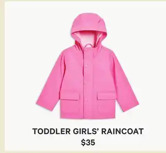 Joe Fresh Toddler girls' raincoat offer