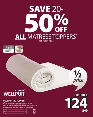 JYSK Wellpur t40 topper offer