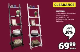 JYSK Engeren ladder shelf offer