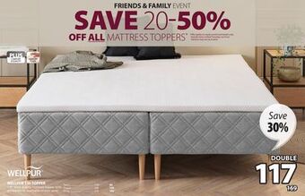 JYSK Wellpur t30 topper offer