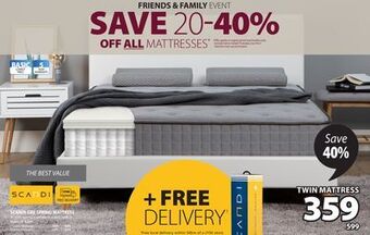 JYSK Scandi gre spring mattress offer