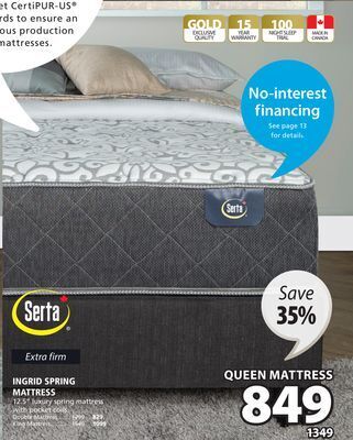 JYSK Ingrid spring mattress offer