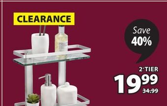 JYSK Esrum aluminium and glass wall shelves offer