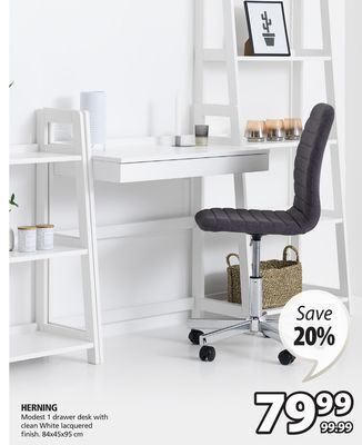 JYSK Herning desk offer