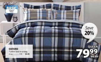 JYSK Oxford 7-piece bed-in-a-bag offer