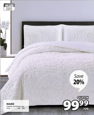 JYSK Maude 3 piece comforter set offer