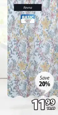 JYSK Revna shower curtains & liners offer